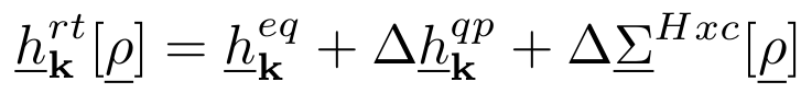 Many-Body Hamiltonian