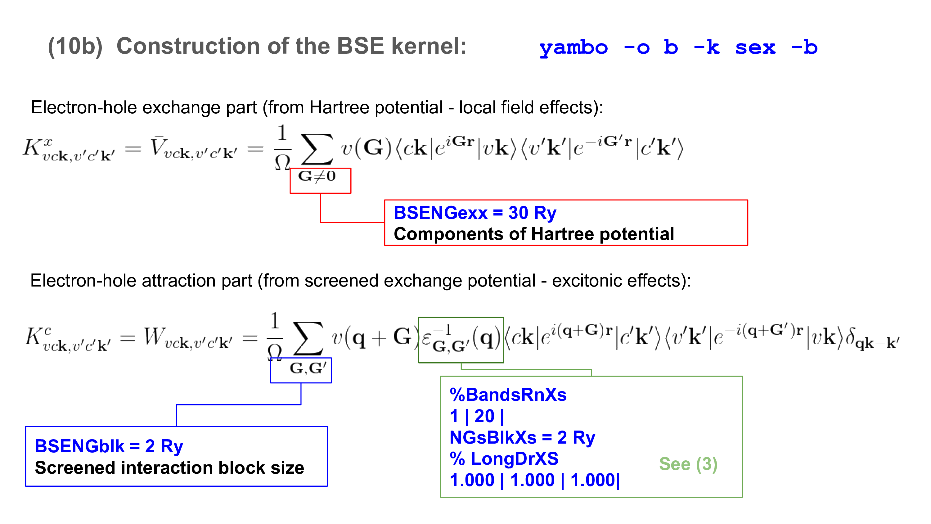 BSE Kernel