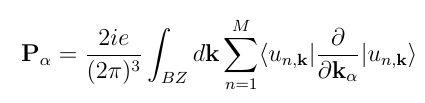 Berry's polarization